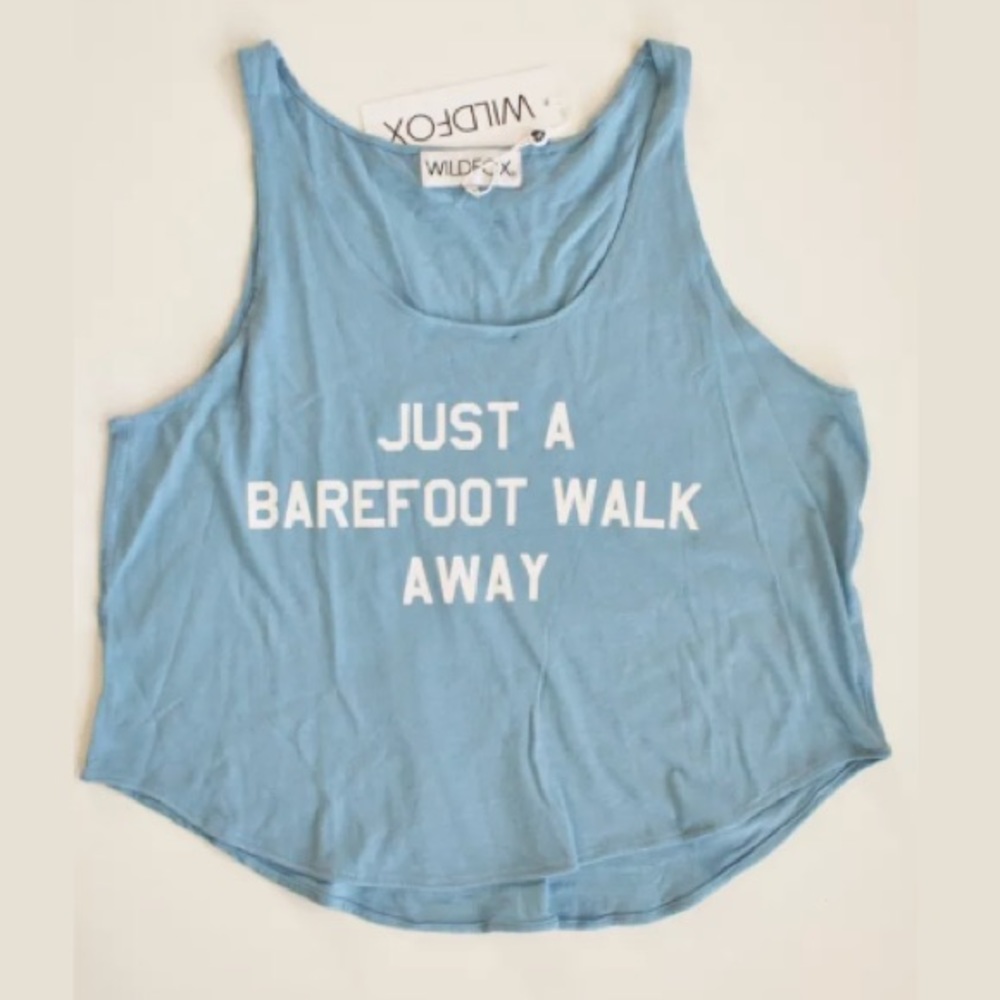 WILDFOX “JUST A BAREFOOT WALK AWAY” TANK TOP